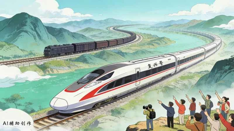 Positive Reviews of China: Cartoon Commentary | The Accelerated Development of a Mobile China – A New Chapter in Building a Transportation Powerhouse